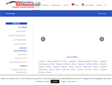 Tablet Screenshot of impiantidabel.com